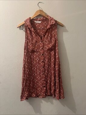 Molly Green Red Ivory Tunic